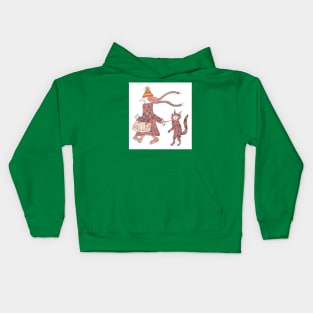 Wine & Wallop MadCatWoman customer Kids Hoodie